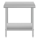 24''*18'' Commercial Work Table for Restaurant and Home Stainless Steel Kitchen Prep Table with Under Shelf