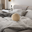 Luna - Round Sphere Accent Ball Throw Pillow by HouseOfZazla