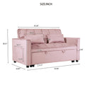 3 In 1 Pull Out Couch Convertible Sofa Bed With Reclining Backrest by Unique Piece Furniture