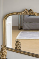 40.2' x 29.9' Baroque Style Gold Arch Mirror by HouseOfZazla