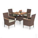 5 Piece Patio Dining Set With Table
