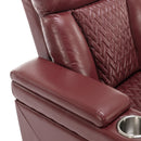 270 Degree Swivel Power Recliner With Tray Table, Phone Holder, Cup Holder, USB Port by HouseOfZazla