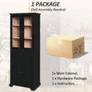 Bathroom Storage Cabinet, Adjustable Shelves & Drawer, Freestanding Tower by HouseOfZazla