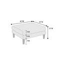 Modular L-Sectional Set With Ottomans - Pink by HouseOfZazla