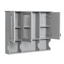 Wall Mounted Bathroom Medicine Wall Cabinet With Mirror & Open Shelves by HouseOfZazla