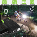Bike Front Light Set with Horn for Night Riding by LJGDeals
