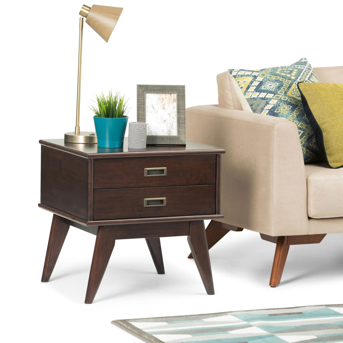 Draper - Handcrafted Mid Century End Table, photo 36 of 40