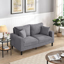 Modern Upholstered Loveseat Sofa, High Resilience by Unique Piece Furniture