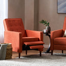 Mid-Century Modern Recliner With Button Tufted Waffle Stitch by HouseOfZazla