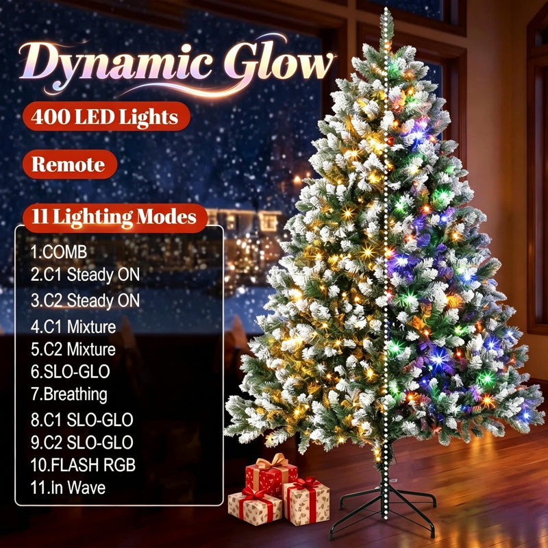 7.5 ft Pre-Lit Artificial Christmas Tree, photo 9 of 9