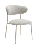 Kalam - Fabric Side Chair (Set of 2) - Light Gray by HouseOfZazla