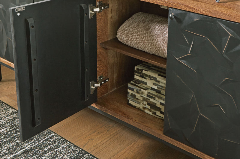 Dorannby - Accent Cabinet - Black / Brown, photo 7 of 7