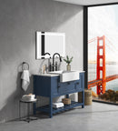 40x24 LED Lighted Bathroom Wall Mounted Mirror with High Lumen+Anti-Fog Separately Control+Dimmer Function