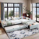 Upholstered Double Daybed With Trundle And Drawer by HouseOfZazla