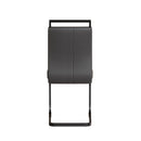 Modern Dining Chairs With High Back Upholstered Design Metal Legs by HouseOfZazla