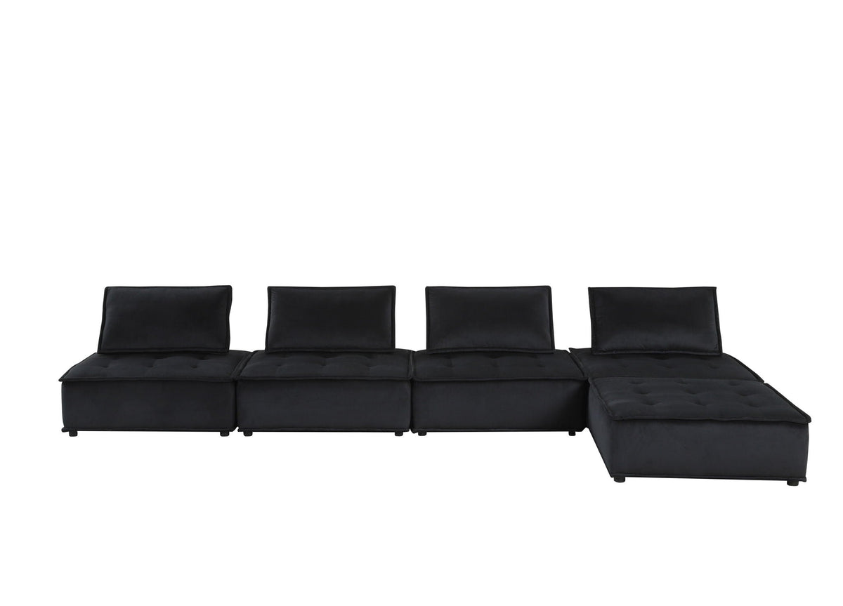 Anna - Stylish Sectional Sofa Ottoman, photo 29 of 35