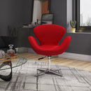 Raspberry - Swivel Lounge Chair by HouseOfZazla