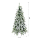 Snow Flocked Christmas Tree With LED Lights by HouseOfZazla