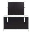 Marielle 6-drawer Dresser with Mirror Distressed White