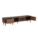 76" TV Stand, Entertainment Center With Storage Cabinets by HouseOfZazla