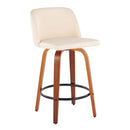 Toriano - Mid Century Modern, Counter Stool (Set of 2) by Unique Piece Furniture