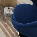 360 Degree Swivel Cuddle Barrel Accent Chairs, Round Armchairs with Wide Upholstered, Fluffy Fabric Chair for Living Room, Bedroom, Office, Waiting Rooms