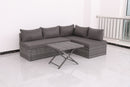 Patio Sofa With Cushions - Gray by Unique Piece Furniture