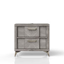 2 Drawer Night Bookmatched Veneers - Gray by HouseOfZazla