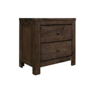 2 Drawer Nightstand - Brown by HouseOfZazla