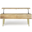 Jager - Lift Top Coffee Table Handcrafted by HouseOfZazla