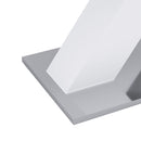 Rectangle Dining Table, Stretchable, X Shape Legs - White by HouseOfZazla