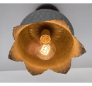 Lotus Galvanized Ceiling Light