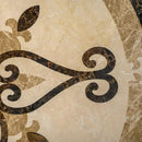 Celina Multi Finish Round Marble Medallions 48x48