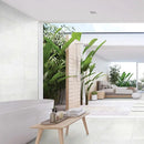 Cemento White Honed Concrete Look Porcelain Tiles 12x24