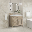 James Martin Lorelai 36" Single Bathroom Vanity, Whitewashed Oak