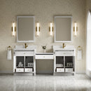 James Martin Bellshire 84" Single Bathroom Vanity, Bright White