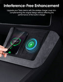 Center Console Wireless Charger Cover Trim for Model 3 Highland & Model Y Juniper