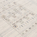 Hand-Loomed Natural Wool Area Rug - Artisanal Center Pattern Design Contemporary by The Rug Decor