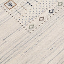 Hand-Loomed Natural Wool Area Rug - Artisanal Center Pattern Design Contemporary by The Rug Decor