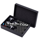 Wheel Center Cap Kit with Puller for Model 3/Y/S/X | 4 Hub Caps + 20 Lug Nut Covers