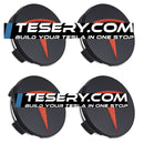 Wheel Center Cap Kit with Puller for Model 3/Y/S/X | 4 Hub Caps + 20 Lug Nut Covers