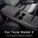 Alcantara Central Control Panel Sticker for Tesla Model 3 (17-20)