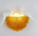 GobekUsa Bird Nest LED Wall Lamp for Children Bedroom, Study Room, Restaurant Decoration