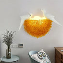 GobekUsa Bird Nest LED Wall Lamp for Children Bedroom, Study Room, Restaurant Decoration