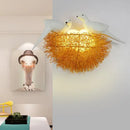 GobekUsa Bird Nest LED Wall Lamp for Children Bedroom, Study Room, Restaurant Decoration