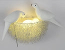 GobekUsa Bird Nest LED Wall Lamp for Children Bedroom, Study Room, Restaurant Decoration
