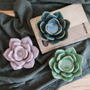 Ceramic Floral Candle Holder