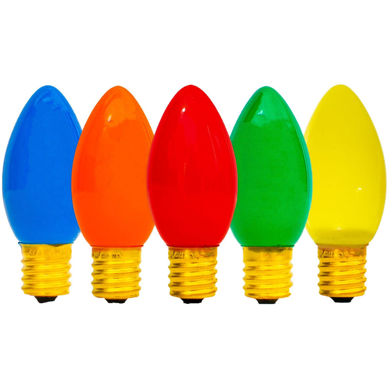 Ceramic Multi-Color Light Bulbs