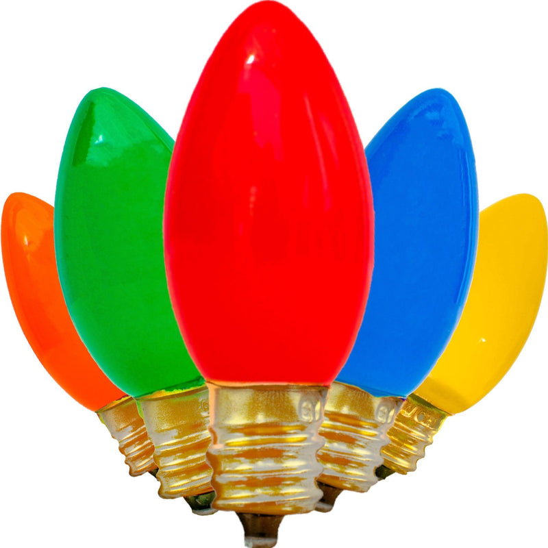 Ceramic Multi-Color Light Bulbs