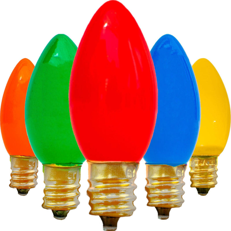 Ceramic Multi-Color Light Bulbs